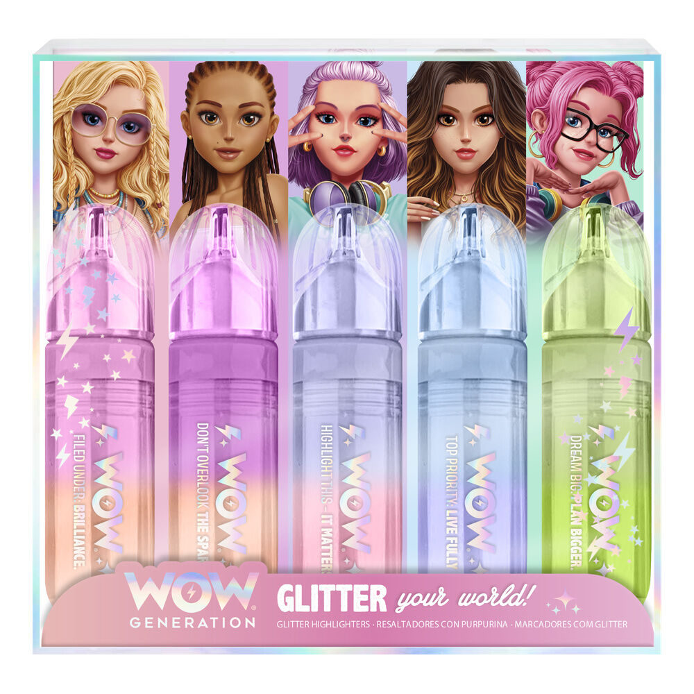 wow generation glitter highlighter assortment