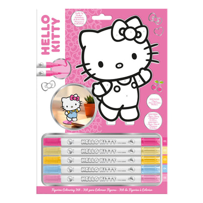 Set da colorare di Hello Kitty e amici