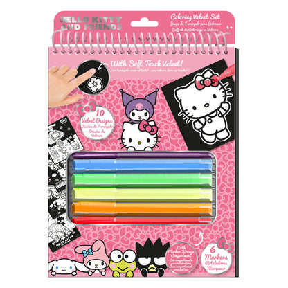hello kitty and friends notebook  markers