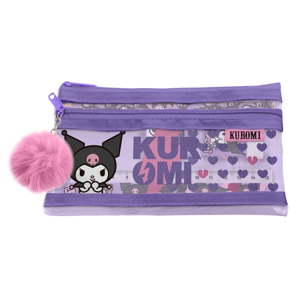 Kuromi Hello Kitty Stationery Set Pencil Case