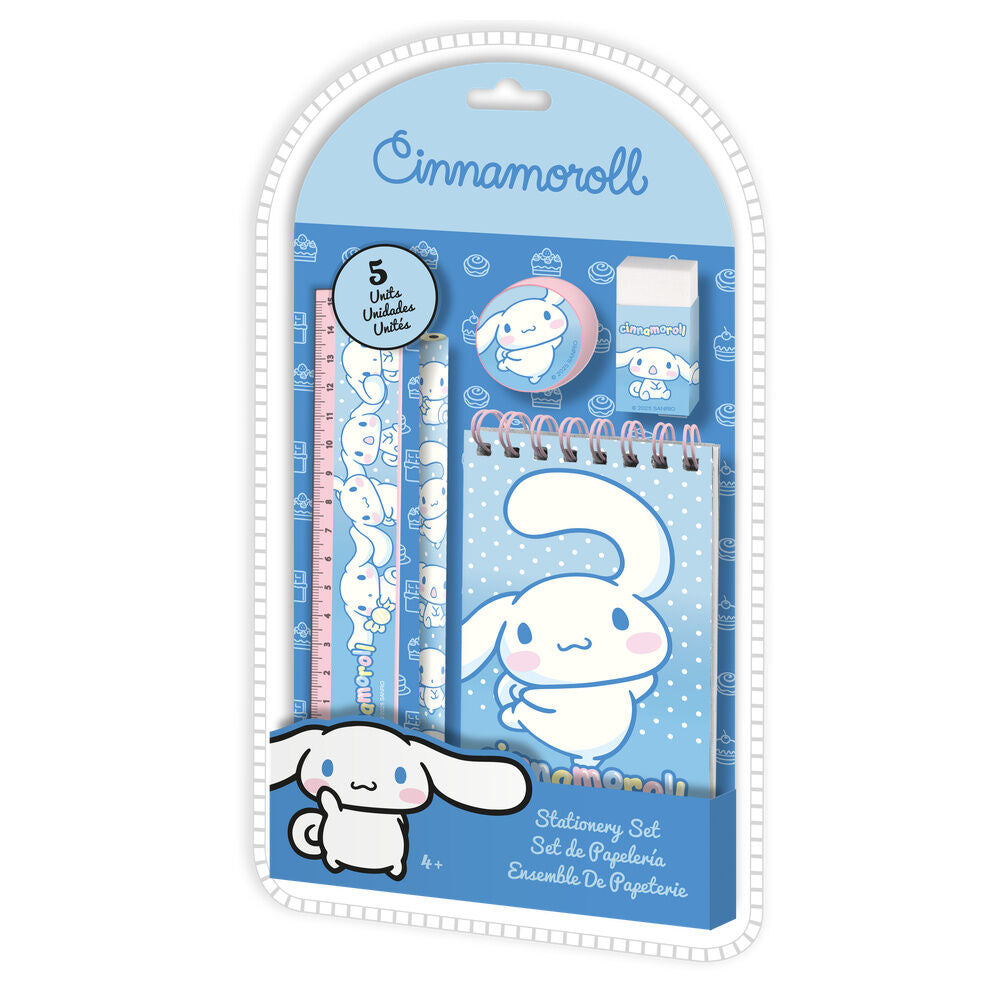 cinnamoroll hello kitty stationery set 5pcs