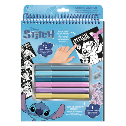 stitch disney notebook  markers