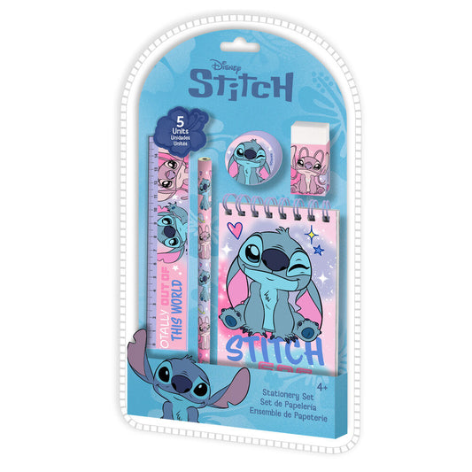 Stitch Disney stationery set, 5 pieces