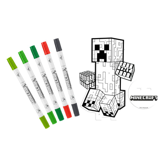 Minecraft coloring set