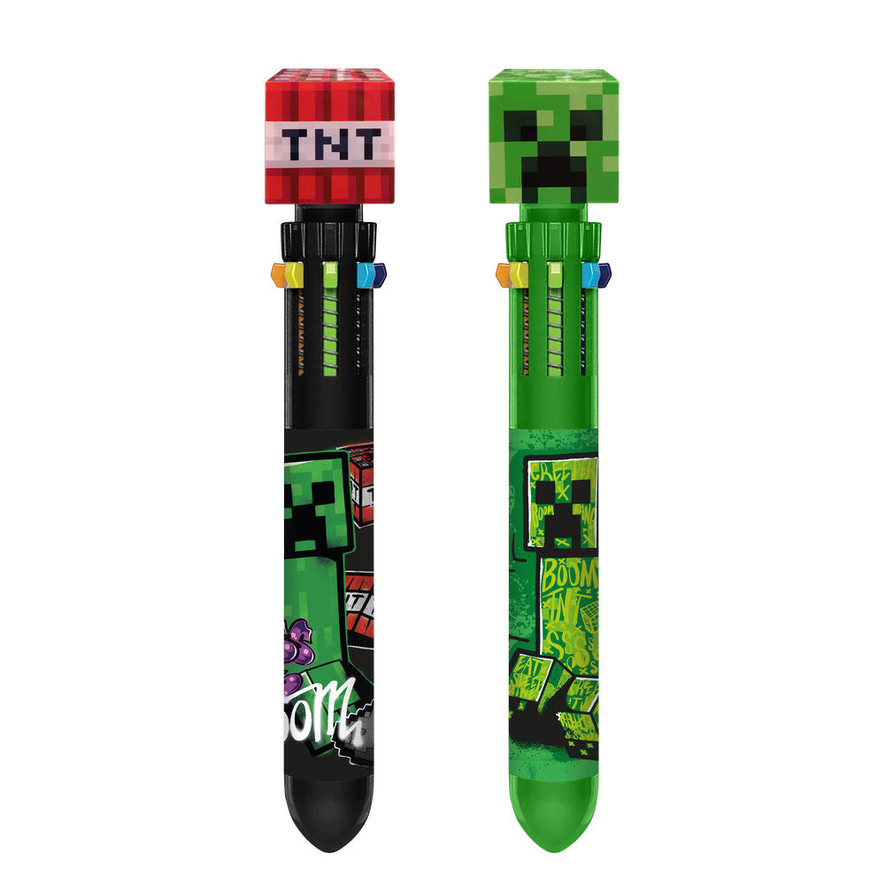 Topper 3D do Minecraft em 10 cores sortidas
