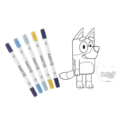 Bluey coloring set