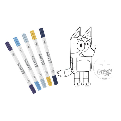 Bluey coloring set