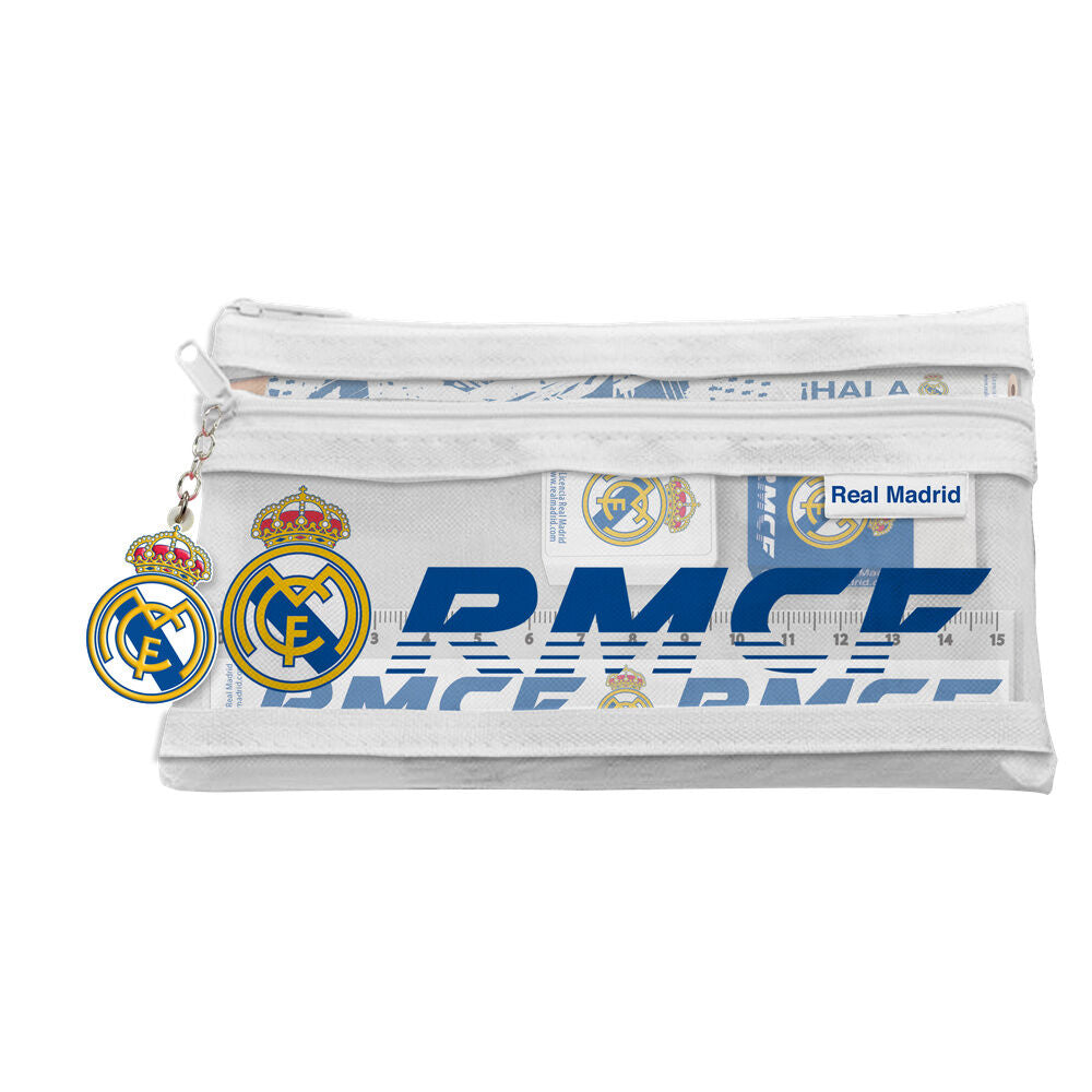 real madrid stationery set  pencil case