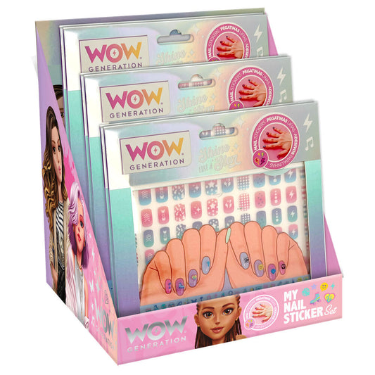 Pegatinas para uñas de la generación Wow