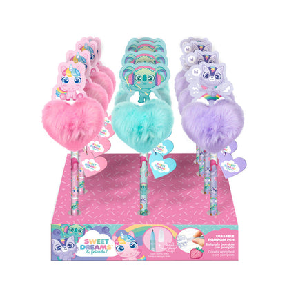 Sweet Dreams & Friends 3D Aufsatz Pompon Stift sortiert