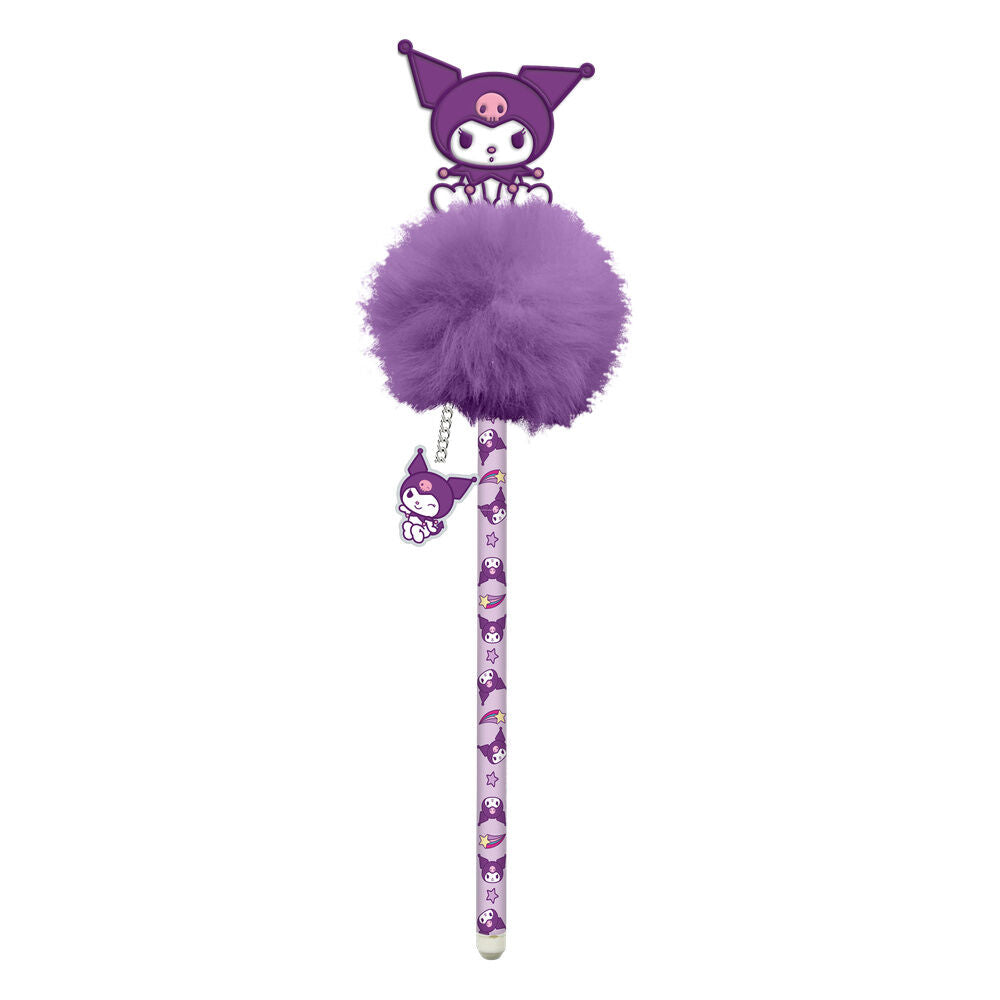Penna con pompon di Hello Kitty e amici