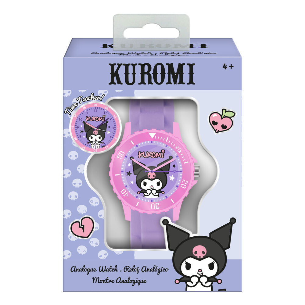 Kuromi Hello Kitty analog watch