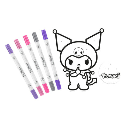 Kuromi Hello Kitty coloring set