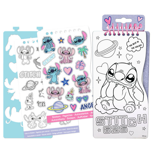 Conjunto criativo para colorir Stitch da Disney