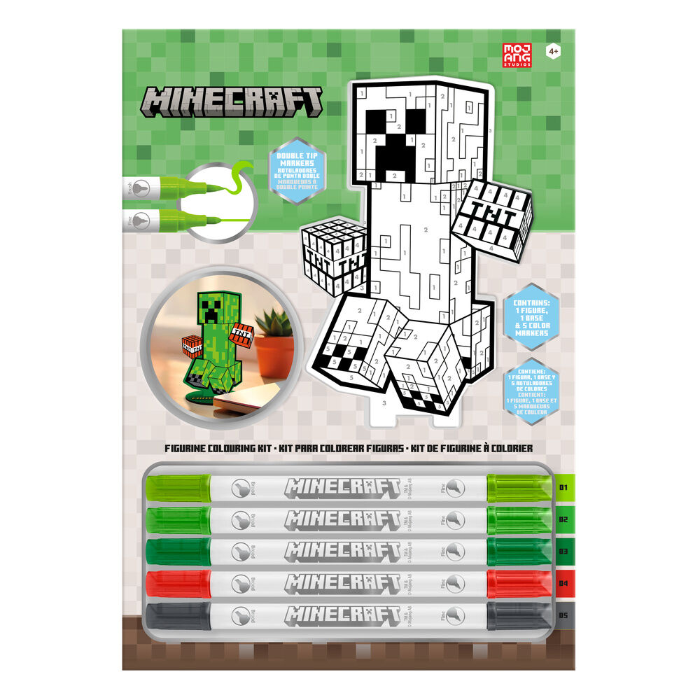 Conjunto de colorir Minecraft