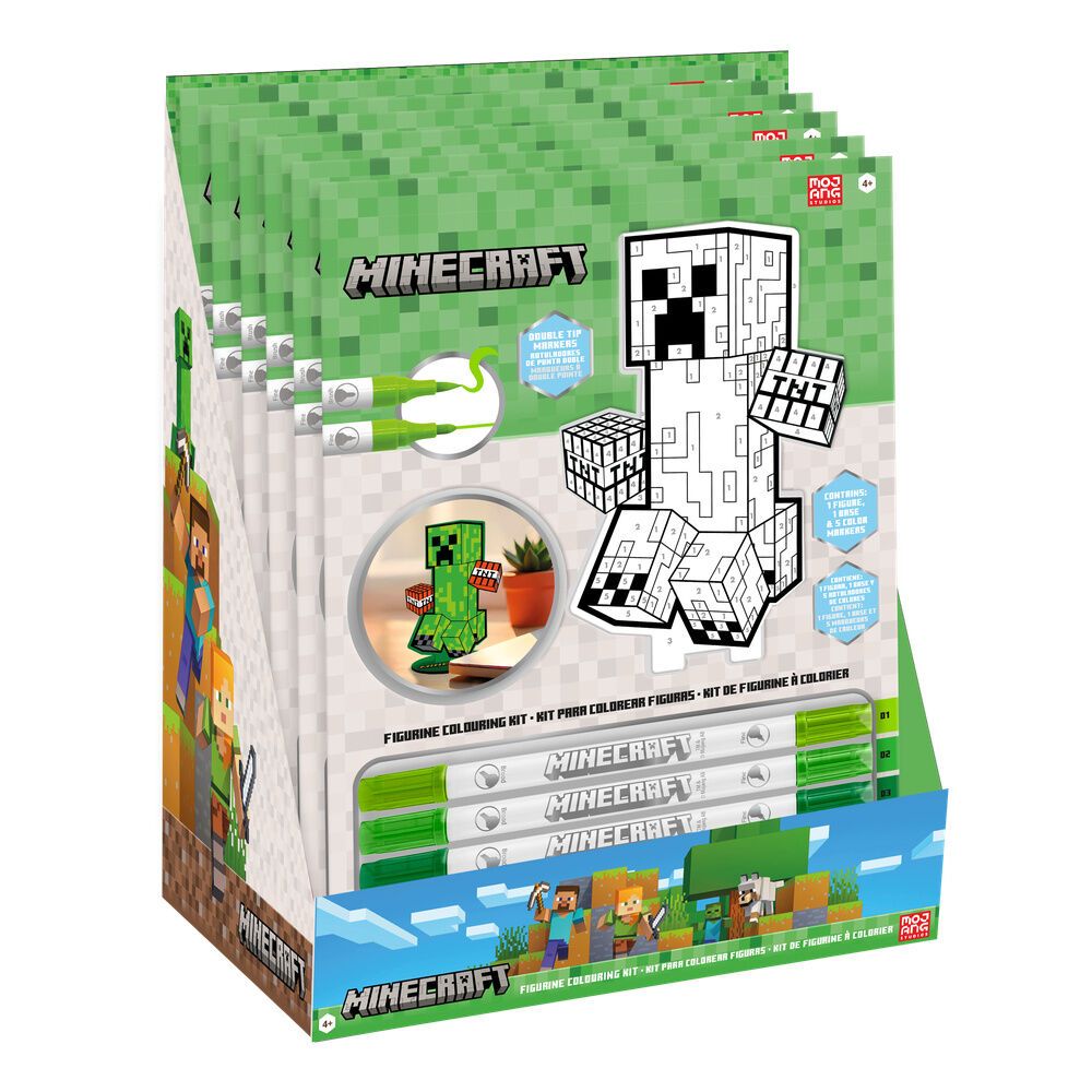 Conjunto de colorir Minecraft