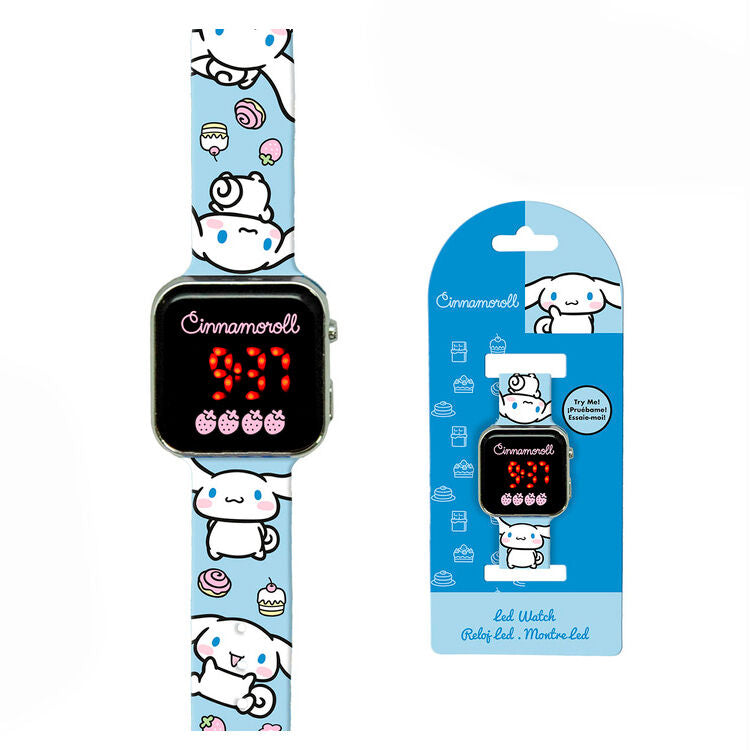 cinnamoroll hello kitty led watch