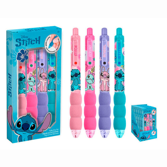 blister of 4 stitch disney pens