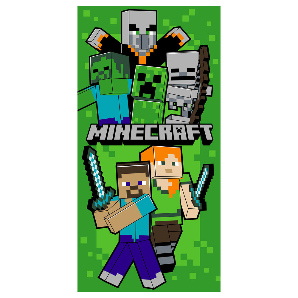 minecraft microfiber towel