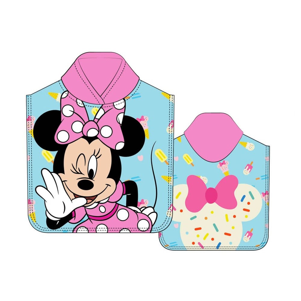 Minnie Mouse Disney microfiber towel poncho