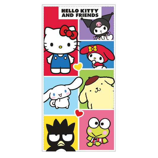Asciugamano in microfibra Hello Kitty e amici