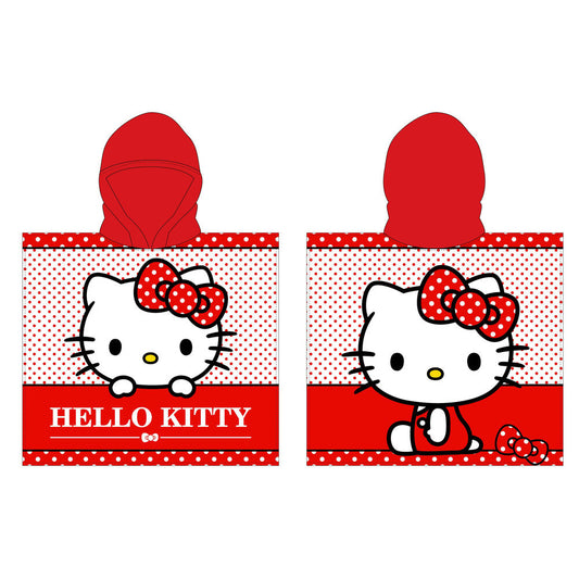 Poncho in microfibra di Hello Kitty