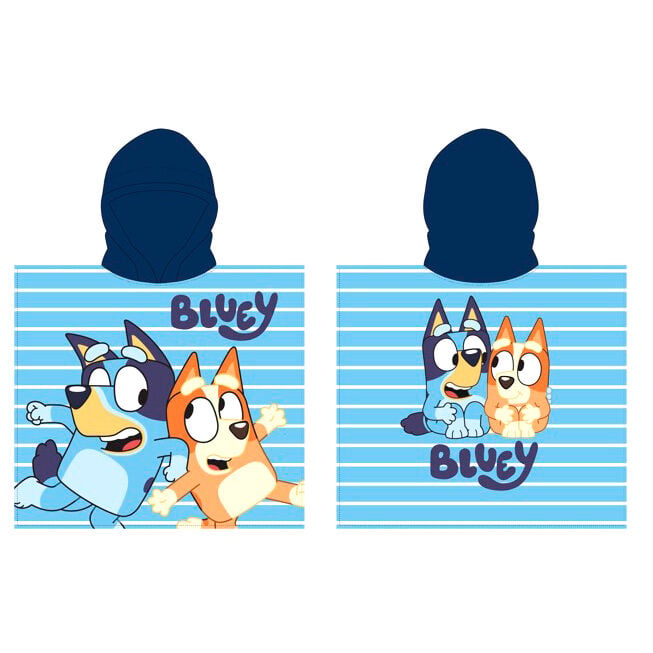 Bluey microfiber towel poncho