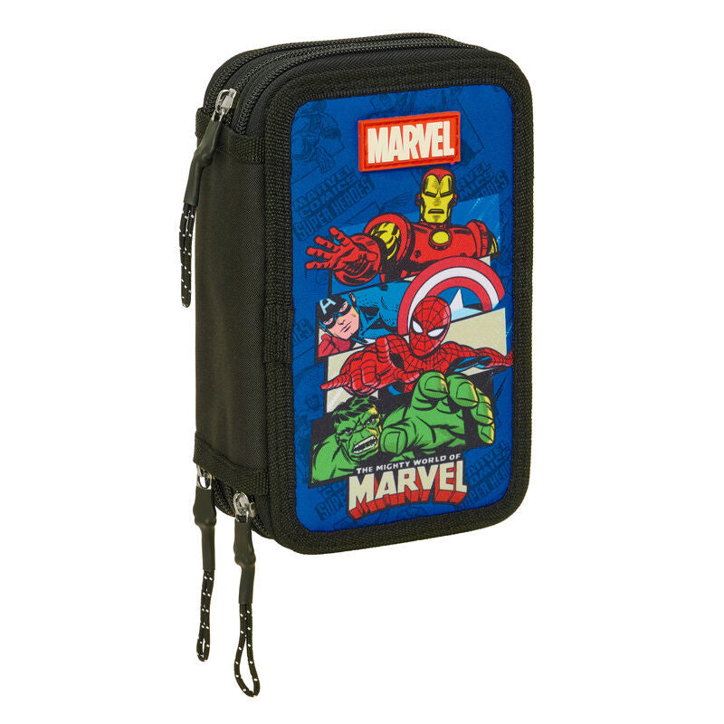avengers avengers marvel pencil case triple 37pcs