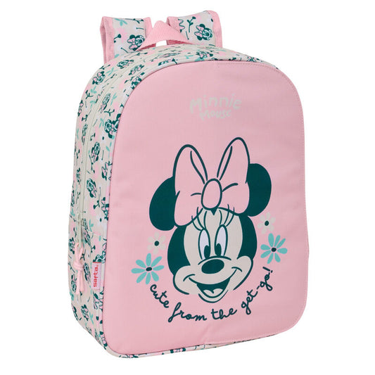 Mochila Minnie Disney Minty tamanho 34cm ajustável