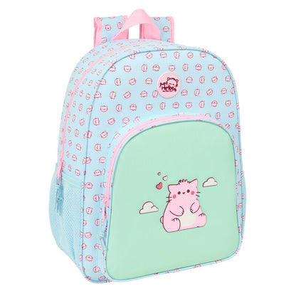 pembe the pink cat backpack 42cm adaptable