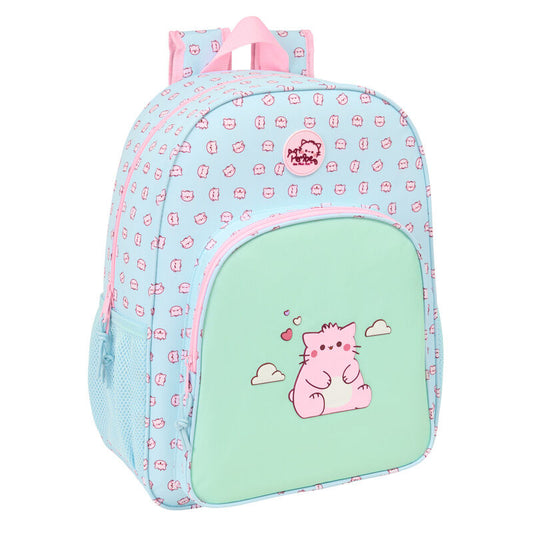 pembe the pink cat backpack 42cm adaptable