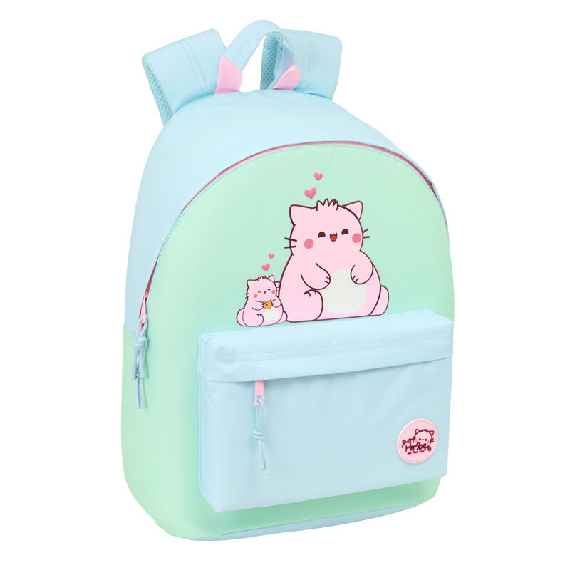 pembe the pink cat 41cm laptop backpack