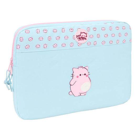 pembe the pink cat laptop case