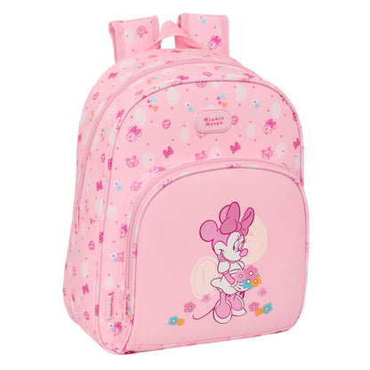 baby minnie disney backpack 34cm adaptable