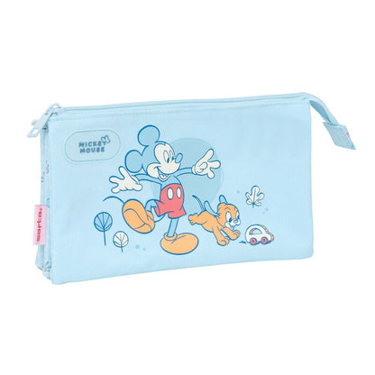 baby mickey disney triple pencil case