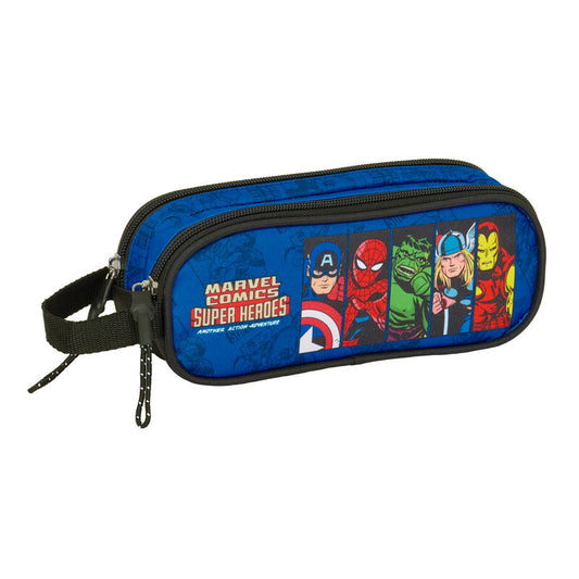 avengers marvel double pencil case