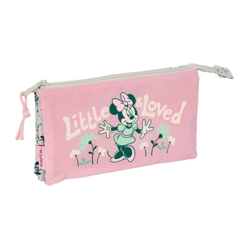 Minty Minnie Disney triple pencil case