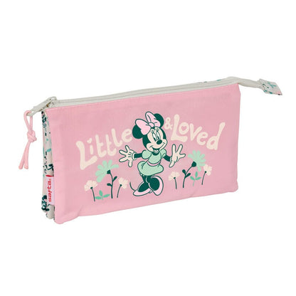 Minty Minnie Disney triple pencil case
