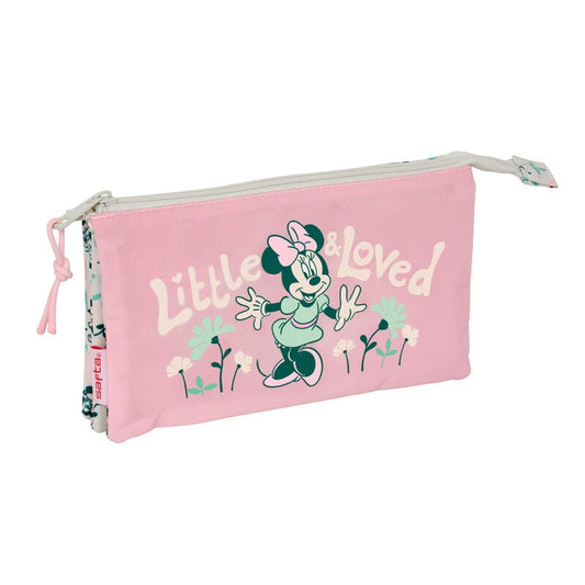 Minty Minnie Disney triple pencil case