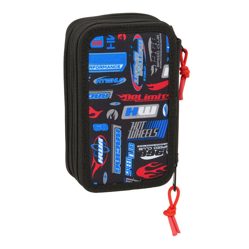 Hot Wheels triple pencil case 37pcs