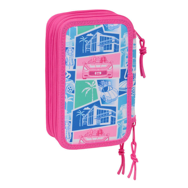 Good Day Barbie triple pencil case 37pcs