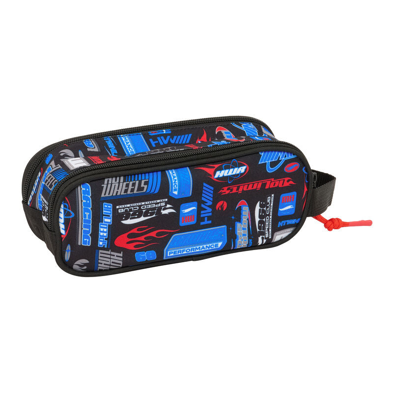 Hot Wheels double pencil case