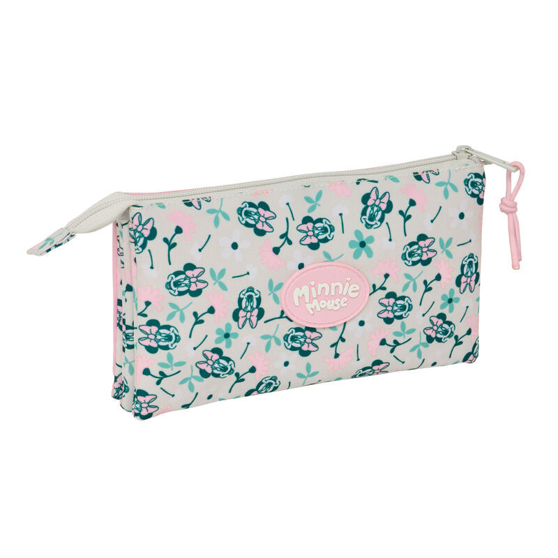 Minty Minnie Disney triple pencil case