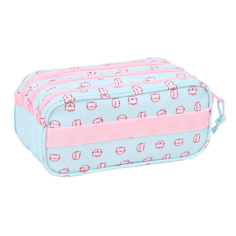 Astuccio triplo Pembe The Pink Cat