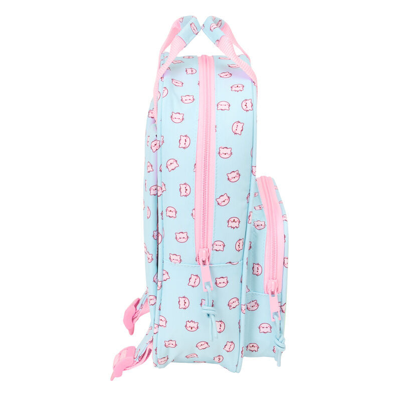 Zaino Pembe a forma di gatto rosa 28 cm