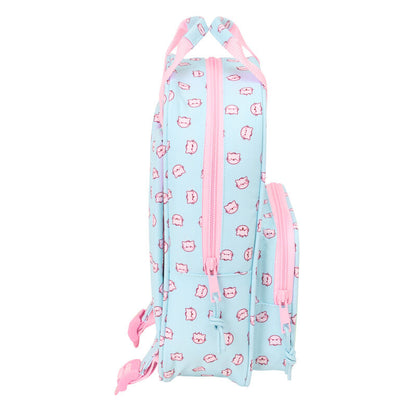 Zaino Pembe a forma di gatto rosa 28 cm