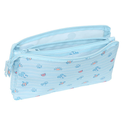 Dreifach Federmäppchen mit Baby Mickey Motiv