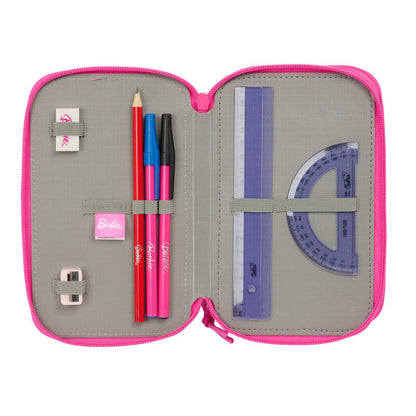 Good Day Barbie triple pencil case 37pcs