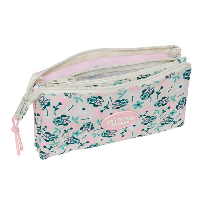 Minty Minnie Disney triple pencil case