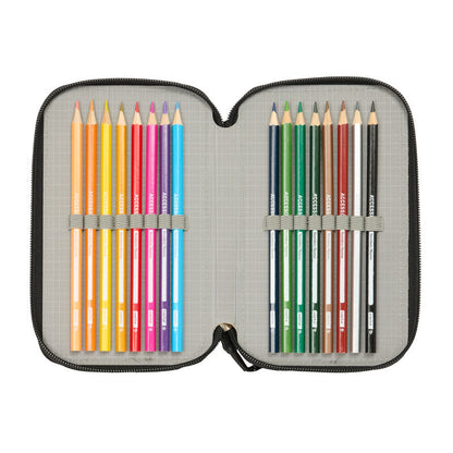Trousse à crayons Avengers Marvel triple 37 pièces